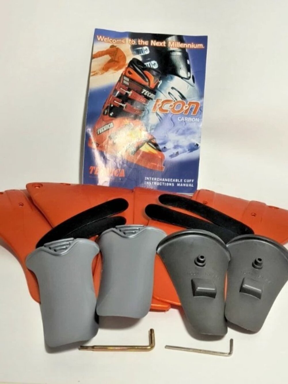 Tecnica Icon Carbon TNT Ski Boot Interchangeable Cuff Flex Tuning Kit & Manual